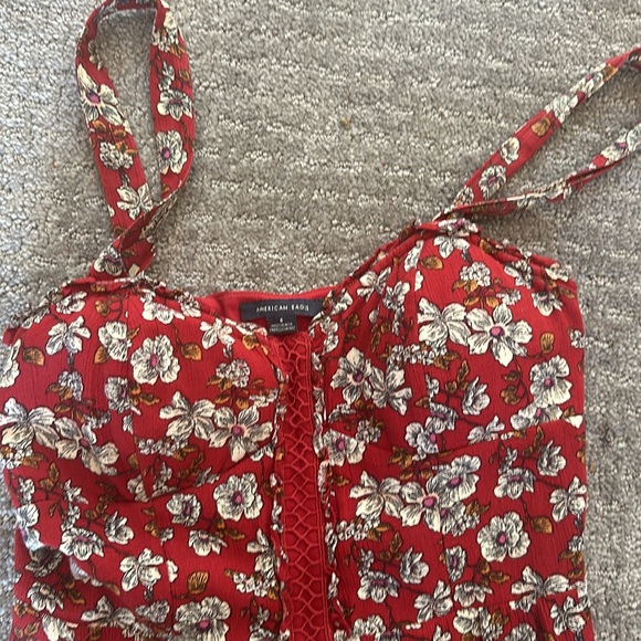 American eagle size 6 floral jumpsuit! My favorite jumpsuit but too small now! - Picture 3 of 5